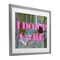Stupell Industries I Don't Care over Classic Painting Framed Print Under Glass, design by Lil' Rue